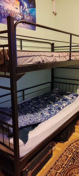 Pat supraetajat din fier forjat